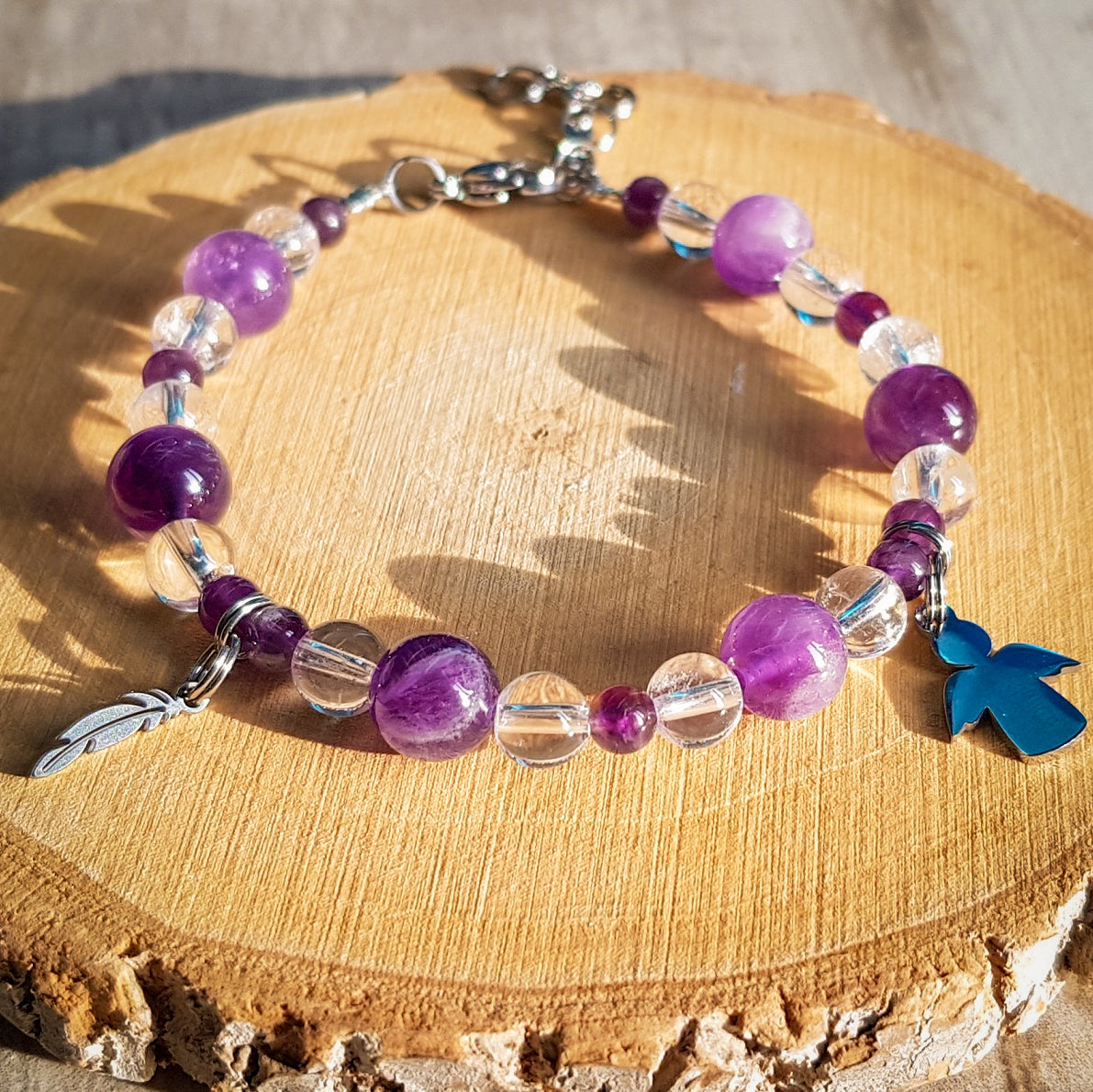 bracelet en pierre naturelle cristal de roche