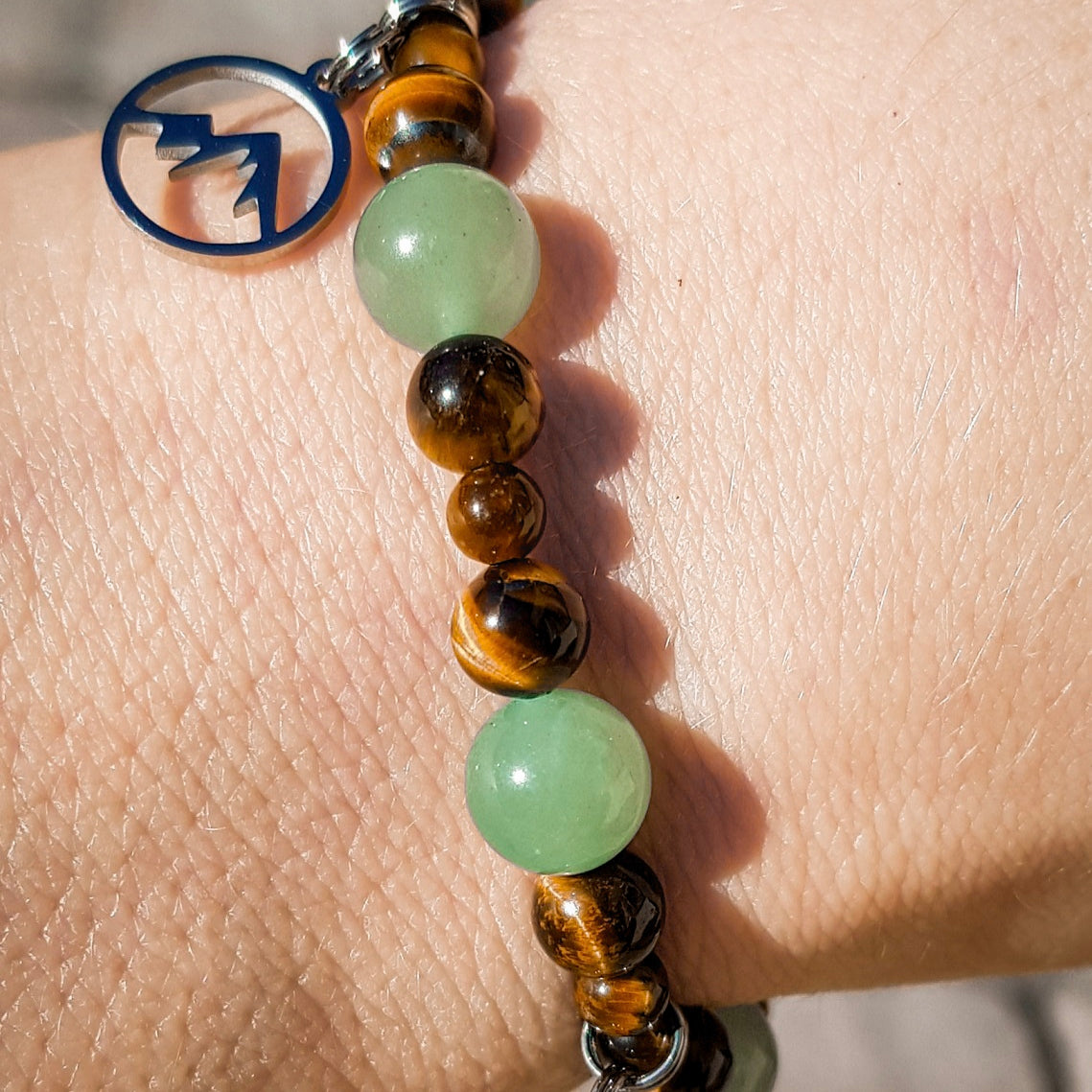 bracelet en pierre naturelle aventurine