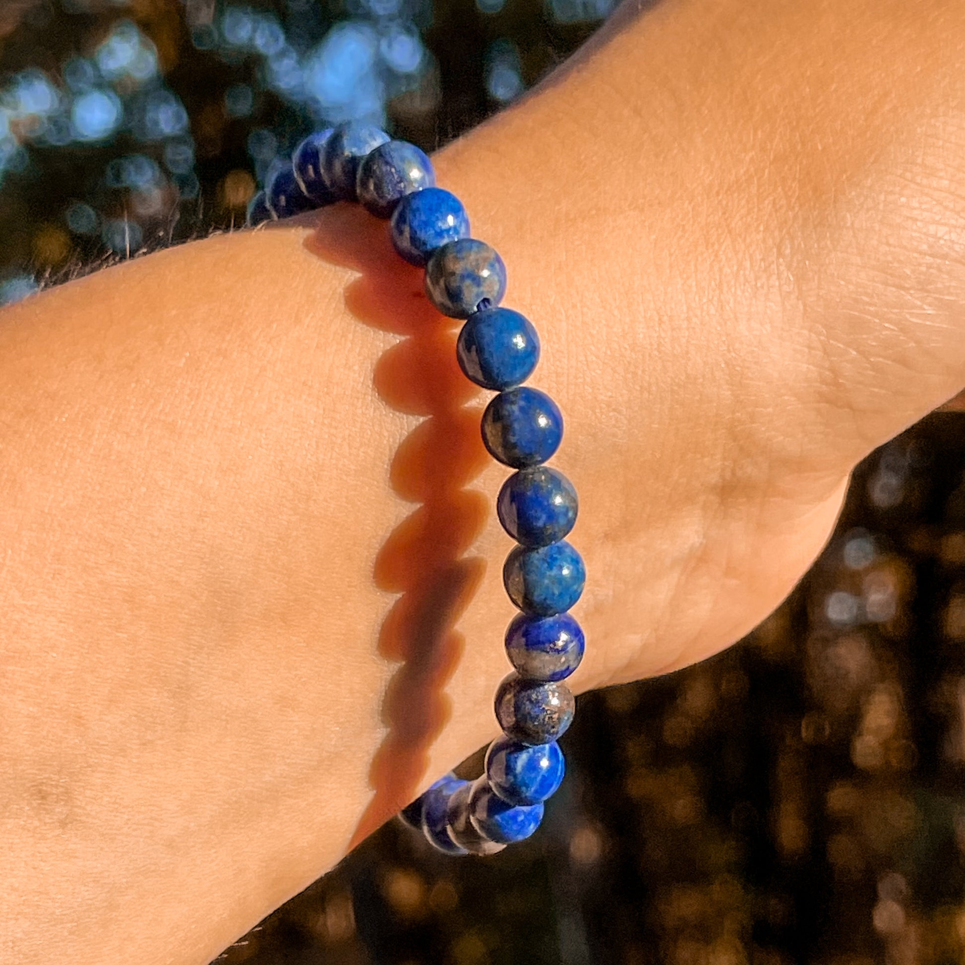 bracelet lapis lazuli homme